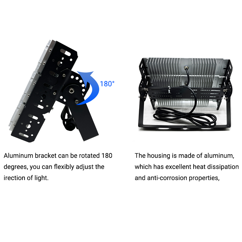 Mas Malapad na Anggulo ng Pag-iilaw Led Football Stadium Light 100W 200W 300W Solar Flood Light