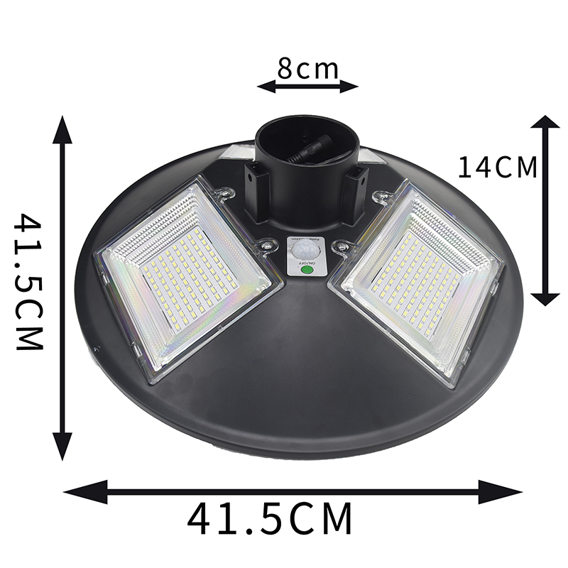 Hindi tinatablan ng tubig 150W UFO Round Solar Street Light